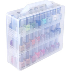 EVERMARKET Universeller Nagellack-Halter für 48 Flaschen, verstellbare Trennwände, platzsparend, 48 Flaschen, verstellbare Trennwände, platzsparend, krāsainas, Kosmētikas un kosmētikai