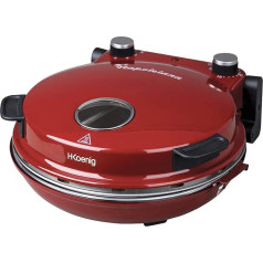 H.Koenig NAPL350 picu krāsns, picas diametrs 32 cm, 350 grādi, keramikas akmens plāksne, sarkana