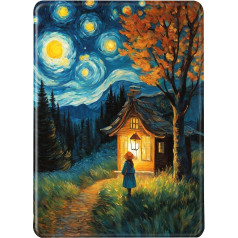 Futrālis Kindle Paperwhite 12th Gen 2024 Case Flip Silicone Case Kindle Colorsoft Auto Wake or Sleep PU TPU Case Luminous Book Pretty Woman Pattern Signature Edition Case 7 Inch (Color 2)