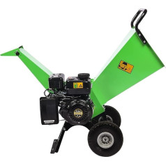 Benzīna šķeldotājs GARDENBEAUT R30, 7 ZS 212 CCM 4taktu benzīna dzinējs, maks. 76 mm zaru biezums, koksnes smalcinātājs, dārza smalcinātājs, rullīšu smalcinātājs.