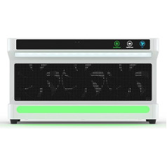 LBMED darba galds telpām bez putekļiem, laminārās gaisa plūsmas tīrīšanas galds ar 2 LED gaismām un HEPA filtru, 3D tīrīšanas un 3 ventilatoru dizains, 4000K apgaismojuma režīms un 99,95 % filtra efekts