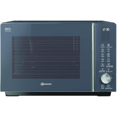 Bauknecht MF 259 SG Mikroviļņu krāsns / papildu telpa: Kombinētā bez pagriežamā galda/My Menu/Crisp Fry/Speciālās programmas/Patēriņš ar tvaika gatavošanas funkciju, ieskaitot tvaika gatavošanas trauku/ Karstais gaiss/Kvarca grils/Automātis