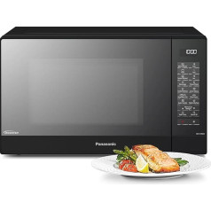 Panasonic NN-GT46KBSUG Mikrokondensators un grils ar Plato Giratorio, 31 L, Acero Inoxidable, 1000 W, Grils 1100 W, 24 programmas, autokrāsns, Skārienjūtīgais displejs, Sensor Genius, , 310 x 525 x 401 mm