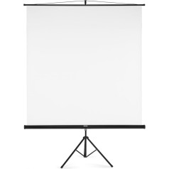 180x180 2in1 ekrāns ar statīvu, balts