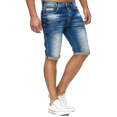 Red Bridge Vīriešu džinsu šorti Džinsa Bermudu džinsu šorti Stretch Capri Basic Blue Grey vai White.