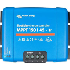 Victron Energy Blues OLAR saules enerģijas lādēšanas kontrolieris MPPT/TR 12/24/36/48 V, 150 ft, SCC010045200