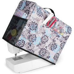 CURMIO pārvalks šujmašīnām, Šujmašīnas, putekļu pārvalks ar kabatām, putekļu pārvalks šujmašīnām un piederumiem, pienene (patenta pieteikums)