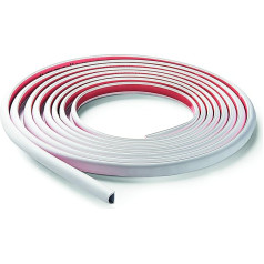 71501-A Balta apdare, 5 metru garumā, 15 mm x 12 mm, kanāla rullis 71501-A White Finish