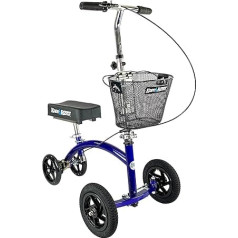KneeRover HYBRID Knee Walker - VISI JAUNUMS ar KneeCycle ceļa skrejriteni ar visurgājēja priekšējās ass uzlabojumu