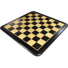 StonKraft Ebony šaha tāfele profesionāliem šaha spēlētājiem - piemērotas koka un misiņa šaha figūras, ko zīmols pārdod atsevišķi (21