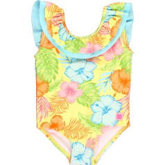 RuffleButts Meiteņu Ruffle Strap viengabala peldkostīms UPF 50+ Saules aizsardzība