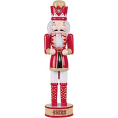 Sanfrancisko 49ers NFL Nutcracker koka figūra 35 cm