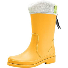 Wellington Boots Sieviešu ūdensnecaurlaidīgi ar bloku papēžu oderi Wellington zābaki balti pusaugsti 39 lietus zābaki festivāla melni lietus zābaki Viegli īsi lietus zābaki potīšu zābaki 37-41 izmērs