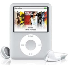 Oriģināls Apple iPod saderīgs ar MP3/MP4 atskaņotāju/Apple iPod Nano 8GB (3. paaudzes) Silver