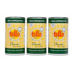 tellofix Classic Clear Buljons 3 x 900 g, daudzpusīgs dārzeņu buljons, kā universāla garšviela zupu rafinēšanai - zemu kaloriju, bez glutēna, bez laktozes un vegāniski, bez krāsvielām vai konservantiem