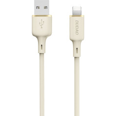 Dudao Kabeļš iPhone pastiprinātam SR USB-A - Lightning 5A 1m bēšs