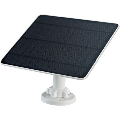 FackLOxc Solarpanel, 5 W, 3 W, IP65, wasserdicht, 5 V, USB-Anschluss für Überwachungskameras, wiederaufladbare Batterien, kabellos, für den Außenbereich