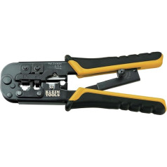 Clein Tools Crimpzange/Abisolierzange für RJ45, CAT5e, CAT6, CAT6A, VDV226-011-SEN