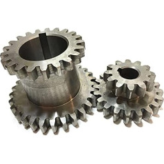 XinYuan Gear 2 Pieces/Set CJ0618 Teeth T29XT21 T20XT12 Dual Dears Metal Lathe Gearbox Duplicate Gear Double Gear