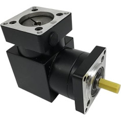 Schrittmotor 20 :1 Labā leņķa planetārā ātruma reduktora pārnesumkārba 90 grādu leņķa pagrieziena stūris 8mm 6mm ievadei NEMA23 57mm soļu motoram