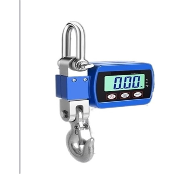 Hohe Genauigkeits-Kranwaage, Digitale Hängewaage, 500 kg/300 kg, tragbare Kranwaage, robuste Kranwaage, LCD-Hintergrundbeleleuchtung, industrielle Hakenwaage, Einheitenwechsel Einfach zu bedienen und zu