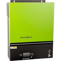 Master U-Power Hybrid Inverter Pro 8000W 48V Dual MPPT 80Ah Bluetooh Parallelizable 8000W paneļos