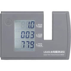 3 Bänder Solar Film TransmissionMeter Lichtdurchlässigkeit Tester Meter Infrarot Ultraviolett Unterdrückung Tester Visueller Lichtdetektor Solar Tester Meter Spektrum Tester