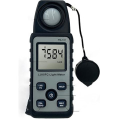 DIKAMAN Lichtmeter, TM-721. Handheld-Beleuchtungskörper-Meter-Beleuchtungskörper-Meter-Beleuchtungszähler-Lichtmesser-Mini-Typ für die Kultivierung und Messung von Zimmerpflanze