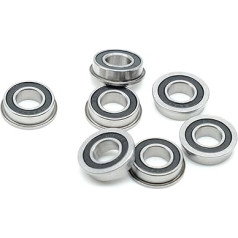 F6003 F6003RS Lager F6003-2RS 20 * 35 * 11 mm (4PCS) Flansch Kugellager F6003-RS Gartenwagen Radlager