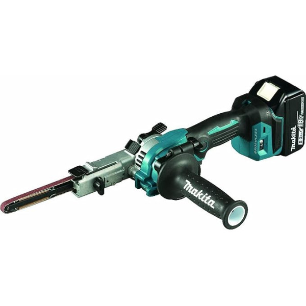 Makita DBS180RTJ 18V Li-ion LXT bezsuku slīpmašīna ar 2 x 5,0Ah akumulatoriem un lādētāju, kas komplektā ar Makpac korpusu