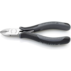 Knipex Elektronik-Seitenschneider mit eingesetzter Hartmetallschneide ESD mit Mehrkomponenten-Hüllen 135 mm 77 02 135 H ESD