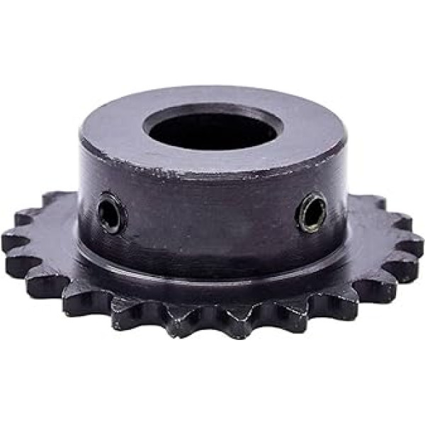 PIGENE Gear Spline Spirālveida konusveida zobrats 30 zobu 04C Sprocket tērauda rūpniecības Sprocket Motor Chain Drive Pinion 8 10 12 14 15 16 17 18 19 20mm Bore (izmērs: 19mm Bore, krāsa: 04C 30T)