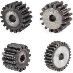 Synchronisiertes Rad Ritzel gehärtet, Motorgetriebe-Kombisatz, 25 26 27 28 29 30 31 32 33 34 35 36 37 Zähne 1,5 Modul 1,5 m Führungsbohrung 4,17 mm Teilung Stahl gerades, flaches Ritzel-Stirnrad (