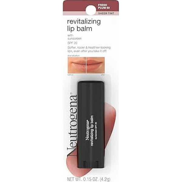 Neutrogena - Atjaunojošs lūpu balzams SPF 20#60 Fresh Plum - 0,15 oz. (4,2 g)