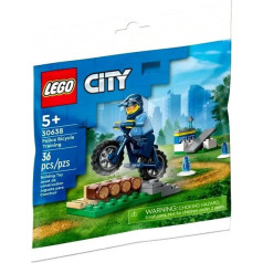 city bricks 30638 policijas velosipēds - apmācība