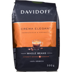 davidoff crema elegent kafija 500g kafijas pupiņas