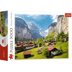 Puzzle 3000 elementi lauterbrunnen Šveice