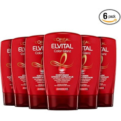 L'oréal Paris Elvital Intensīvi atjaunojoša matu kopšanas maska krāsotiem vai izgaismotiem matiem, bez skalošanas, ar parabēniem, intensīva atjaunojoša matu kopšanas maska, 6 x 125 ml