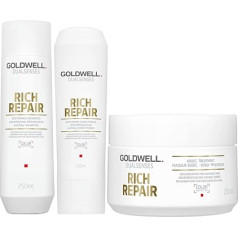 Goldwell Dualsenses Rich Repair SET šampūns 250ml + kondicionieris 200ml + 60Sek Kur 200ml