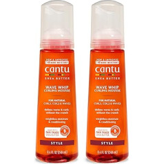 Cantu Wave Whip cirtas putas dabīgiem matiem ar šī sviestu, 238 ml (iepakojums var atšķirties) (iepakojums var atšķirties)