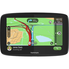 TomTom GO Essential navigācijas ierīce (6 collas, aizsardzība pret putekļiem, pateicoties TomTom Traffic, Eiropas karšu atjauninājumi, brīvroku zvanīšana, atjauninājumi, izmantojot Wi-Fi)