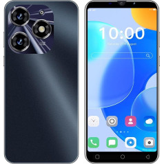 MTGud viedtālrunis, 5.0 collu IPS displejs, 16GB ROM, 128GB, paplašināms, Android viedtālrunis, Dual SIM mobilais tālrunis, 3000mAh akumulators 3G mobilajiem tālruņiem (SPark10Pro-Black)