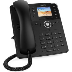 Snom D735 IP Tālrunis, SIP Tischtelefon (hochauflösendes grafisches 2,7-Zoll-TFT-Display, 32 selbstbeschriftende Funktionstasten (8 physisch), schwarz, 00004389