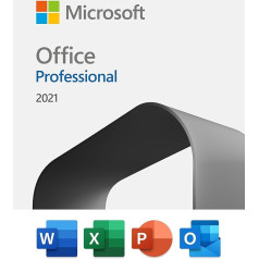 Microsoft Office Professional 2021 tikai datoram [vienreizējs pirkums] 1 datora darbības laiks