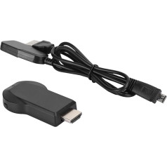 TV bezvadu displeja uztvērējs HDMI Dongle, TV WLAN Stick TV Stick WLAN HDMI Stick Miracast, Mirroring un DLNA ierīcēm