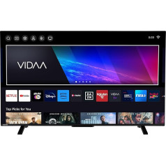 Toshiba 55QV2363DAW 55 collu QLED TV/VIDAA Smart TV (4K UHD, HDR Dolby Vision, trīskāršs uztvērējs, Bluetooth, Dolby Audio)