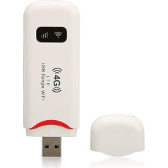 Jectse bezvadu maršrutētājs, pārnēsājams 4G LTE USB WiFi maršrutētājs, signāla WPA-WPA2 šifrēšana, Hotspot, bezvadu interneta maršrutētājs, atbalsta B1 B3 B5, līdz 10 ierīcēm ceļojumiem