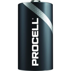 DURACELL baterija Procell D Mono LR20 10 gab. melnā kastē