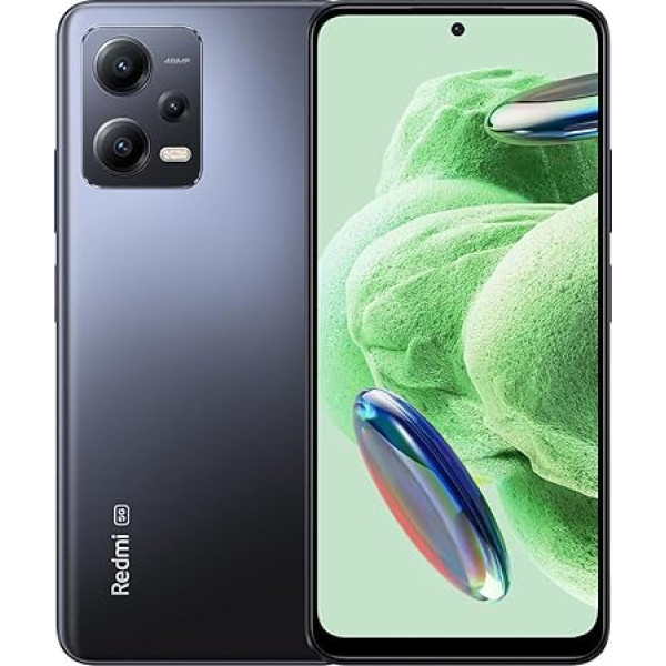 Xiaomi Redmi Note12 5G viedtālrunis 256GB, 8GBRAM 6,67 collu FHD+ displejs 120Hz Snapdragon 685 50MP trīs kameras 5000mAh NFC mobilais telefons (8+256, Onyx Grey)