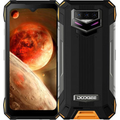 DOOGEE S89 PRO Android 12 āra viedtālrunis bez līguma, 12000 mAh akumulators, Helio P90 8GB + 256GB, 64MP trīskāršā kamera (20MP IR nakts redzamības), IP68 izturīgs mobilais tālrunis, 6,3 collu FHD+, bezvadu